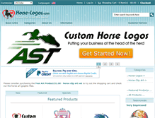 Tablet Screenshot of horse-logos.com